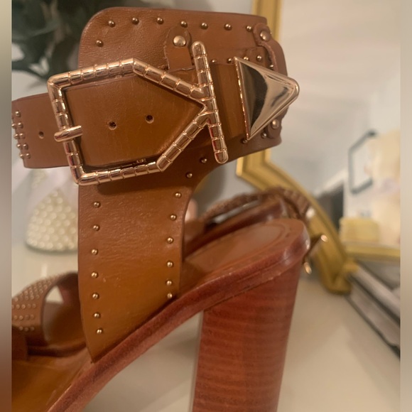 IVY KIRZHNER Volt Leather Studded Heeled Sandals - Picture 2 of 10